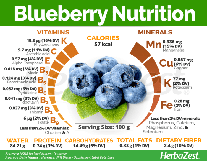 Blueberry Nutrition Facts 100g A Comprehensive Guide